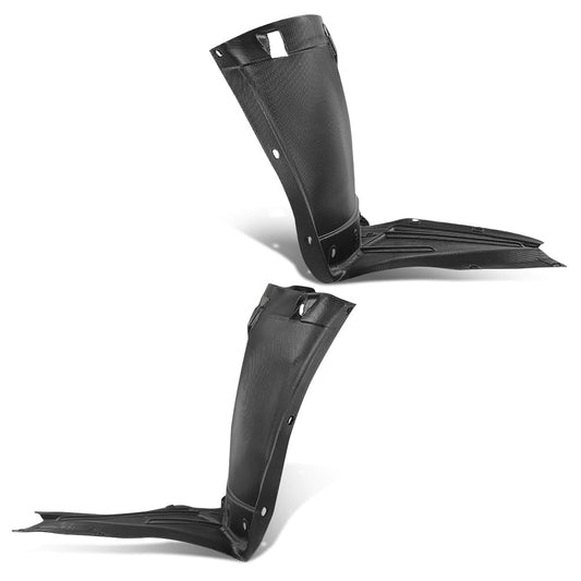 G-PLUS Fender Liner Front Driver and Passenger Side Front Section Compatible with Audi A3 Base 2006-2008 8P0821191C, 8P0821192B, AU1250101, AU1251101 Black