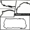 G-PLUS Left and Right Engine Valve Cover w/Gasket Compatible with Nissan Murano 2009-2014/Fit Nissan Quest 2011-2014 V6 3.5L DOHC Petrol