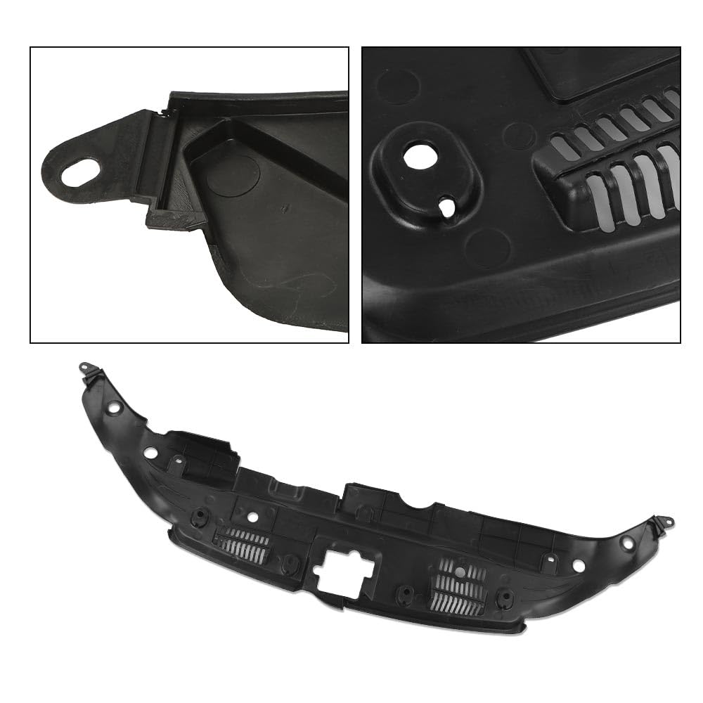 G-PLUS Upper Radiator Support Cover (Sight Shield) Compatible with Toyota Highlander 2014-2019/Fit Toyota Highlander Hybrid 2014-2019 TO1224107 532950E070