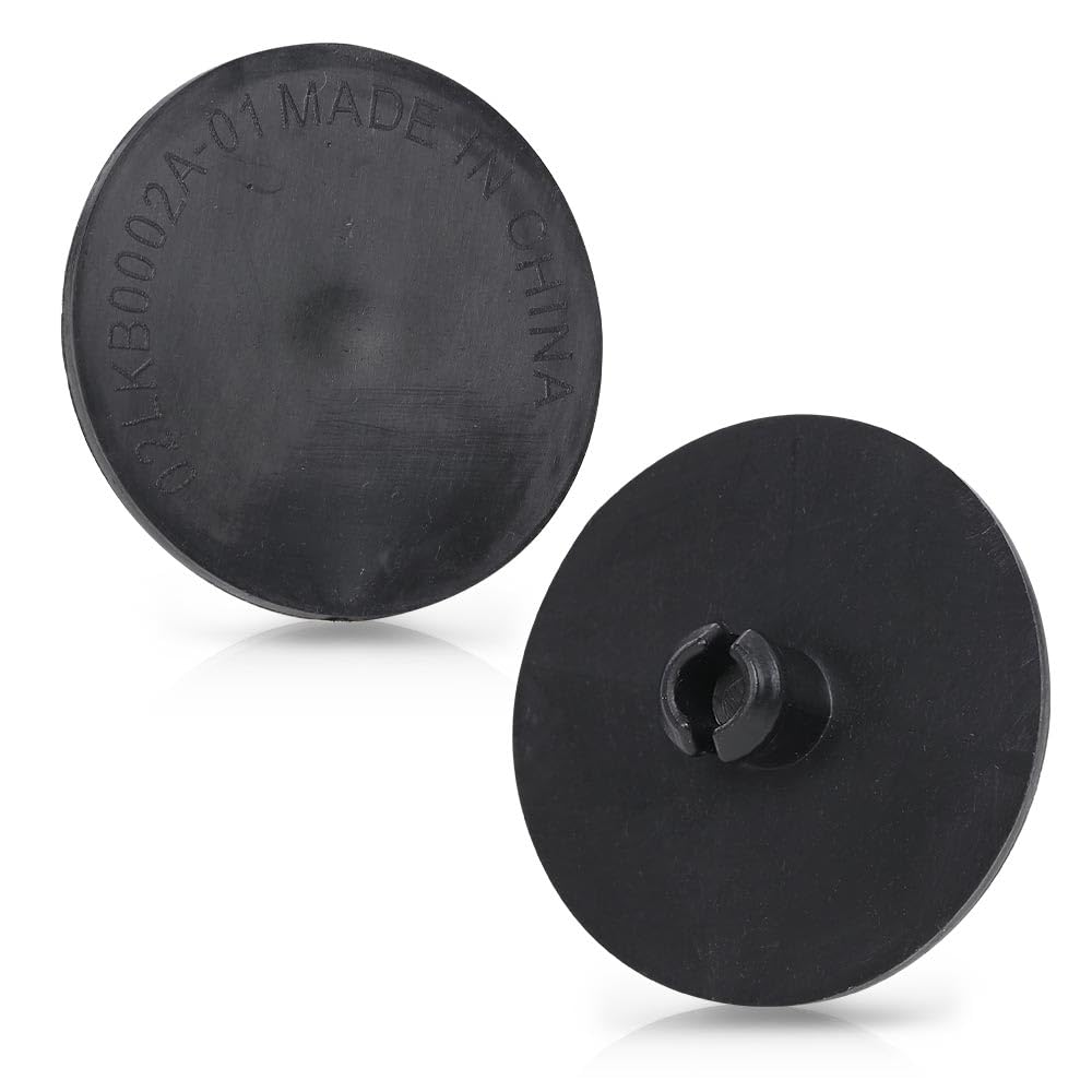 G-PLUS 12PCS 2" Leaf Spring End Tip Pad Compatible with Most Pickup Trucks, Anti Squeak Insert Cushion, Plastic Silencer Block Round