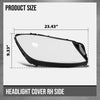 G-PLUS Headlight Lens Cover Compatible with Benz S-Class W222 S560 S450 S63 AMG 2018-2020 Right Side Front Headlamp Lens Cover Clear