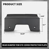 G-PLUS Rear Bumper Tow Eye Cover Protector Plates Compatible with Range Rover Sport 2010-2013
