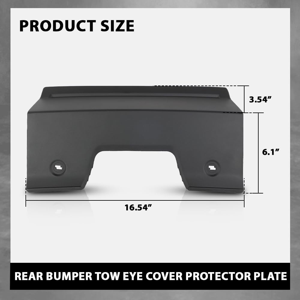 G-PLUS Rear Bumper Tow Eye Cover Protector Plates Compatible with Range Rover Sport 2010-2013