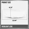 G-PLUS Headlight Lens Cover Compatible with BMW 4-Series F32 F33 F36 2018-2020 Fit BMW M4 F82 F83 2018-2020 Left & Right Pair Front Headlamp Lens Cover Clear