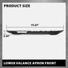 G-PLUS Front Air Dam Deflector Lower Valance Apron, Compatible with Ford Explore/Ford Police Interceptor Utility Base 2016-2019, FB5Z17626BA, FO1095269