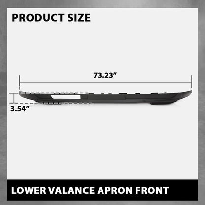 G-PLUS Front Air Dam Deflector Lower Valance Apron, Compatible with Ford Explore/Ford Police Interceptor Utility Base 2016-2019, FB5Z17626BA, FO1095269