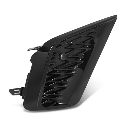 G-PLUS Front Bumper Grille Vent Insert Passenger Right Side Compatible with LX NX300 Base/F Sport/Luxury 2018-2021,Compatible with LX NX300h 2021 5314178030, LX1039135 Gloss Black