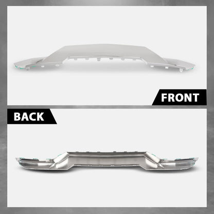 G-PLUS Front Bumper Lower Skid Plate Trim Chrome Fit Chevy Silverado 1500 2016 2017 2018, Fit Chevy Silverado 1500 LD 2019, GM1044128, 23243083, Silver