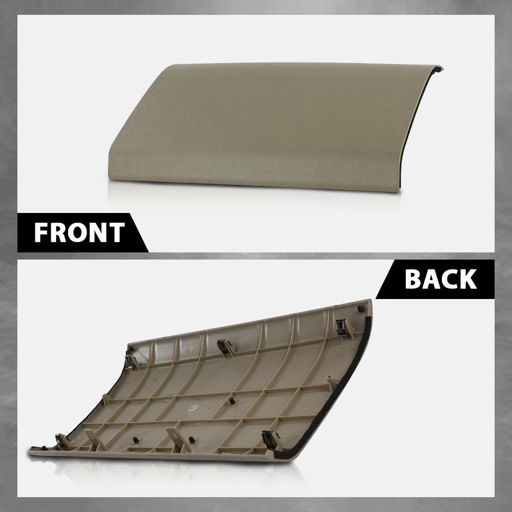 G-PLUS Dash Bezel Panel Cover Passenger Side Upper Glove Box Compatible with Ford F150 2004 2005 2006 2007 2008 Beige