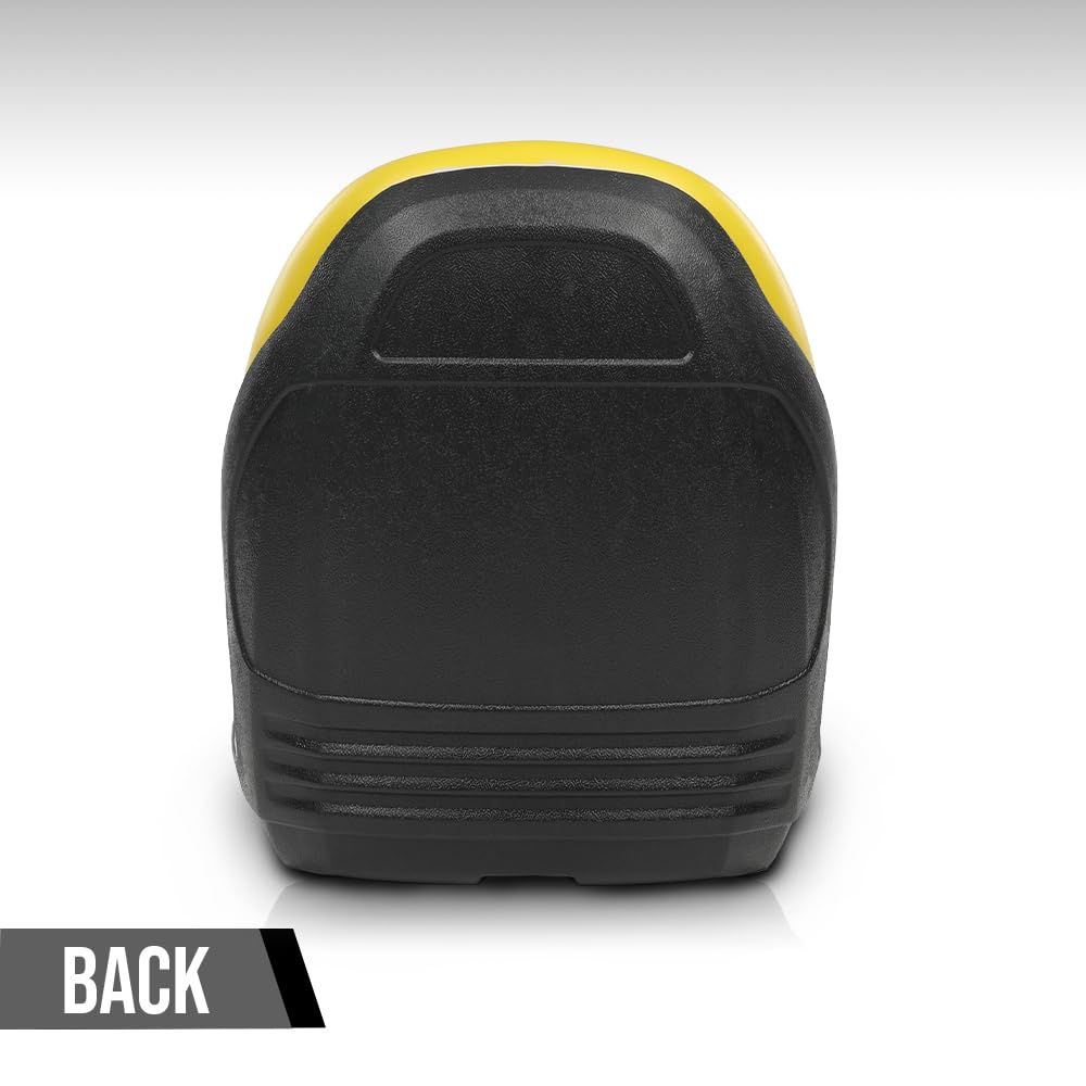G-PLUS High Back Tractor Seat Compatible with John Deere Compact Utility Tractors: 655, 755, 756, 855 for 2305, 2320, 2520, 2720, Might Have to Replace Existing Kill Switch Yellow