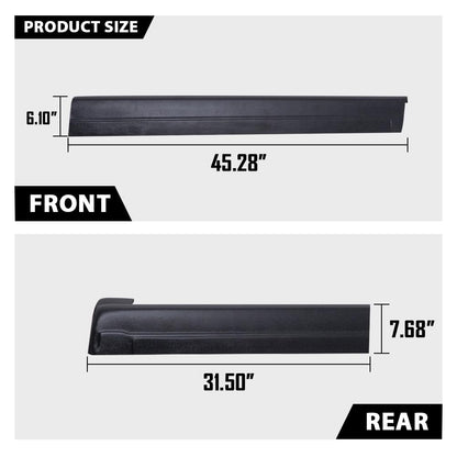 G-PLUS Rocker Panel Guard Sill Trim Compatible With Chevy Silverado/Fit GMC Sierra Extended Cab 1999-2006, Rocker Panel Protector Guard Cover Black 4PCS 14068