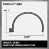 G-PLUS Front Right Wheel Flare Opening Molding Arch Trim Compatible with Audi Q5 Base 2018-2020, Not Fit SQ5 or Q5 S-line Fender Flare Passenger Side 80A853718EGRU