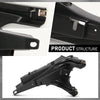G-PLUS Front Lower Headlight Bumper Bracket Left Driver Side Compatible with BMW X5 2007-2013/Fit BMW X6 2008-2014 51657157983 BM1244101