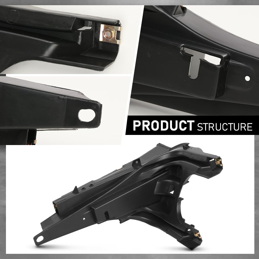 G-PLUS Front Lower Headlight Bumper Bracket Left Driver Side Compatible with BMW X5 2007-2013/Fit BMW X6 2008-2014 51657157983 BM1244101