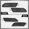 G-PLUS Pair Front Bumper Fog Light Grill Cover, Compatible with Audi A6/ A6 Quattro 2012 2013 2014 2015, Left Driver & Right Passenger Side 2PCS, 4G0807681, 4G0807682
