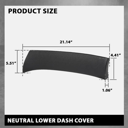 G-PLUS Lower Dash Cover Compatible with Toyota Solara 2004-2008 Dashboard Cover Black