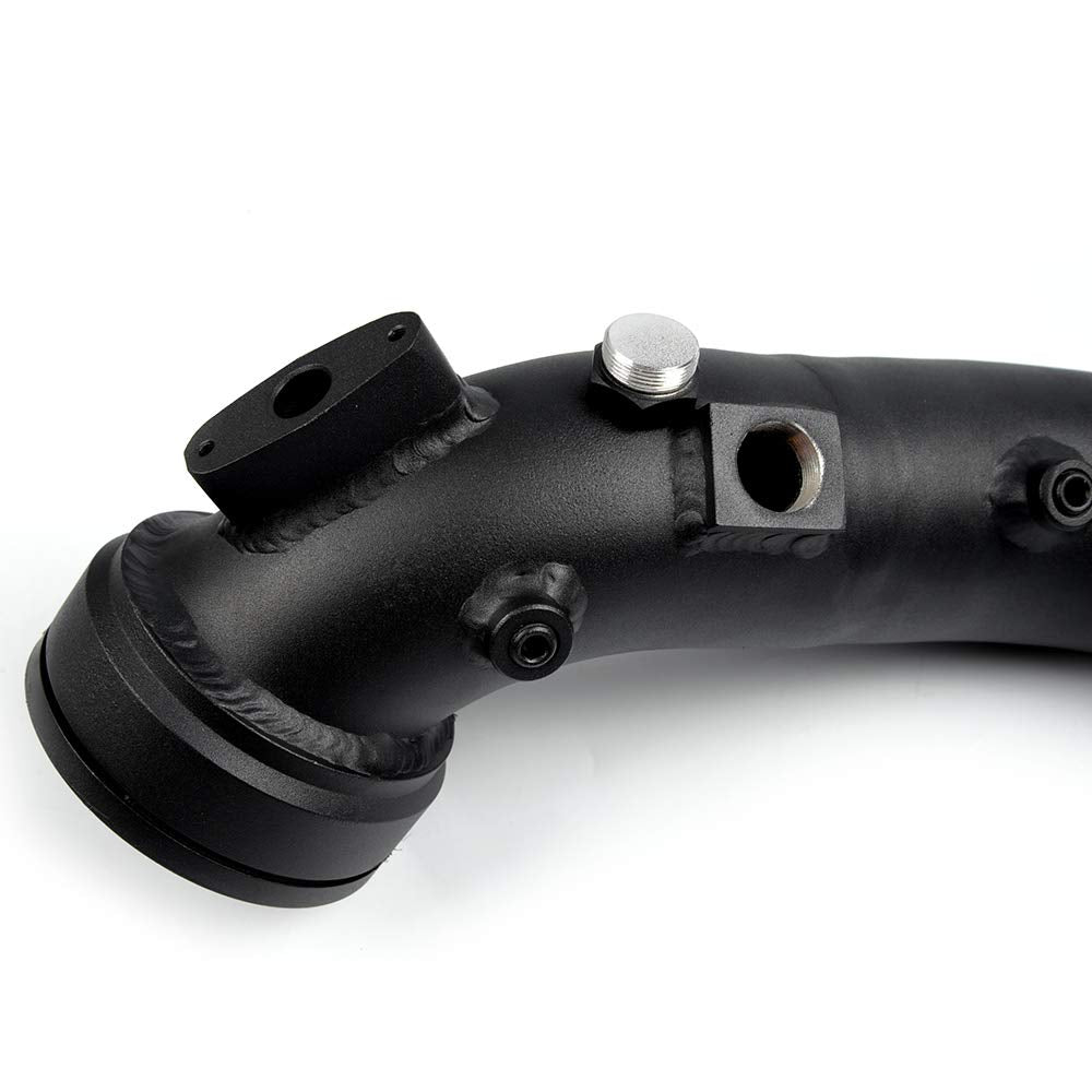 G-PLUS Aluminum Intake Turbo Charge Pipe Kit Compatible with Home Use BMW N55 F2X F3X Black