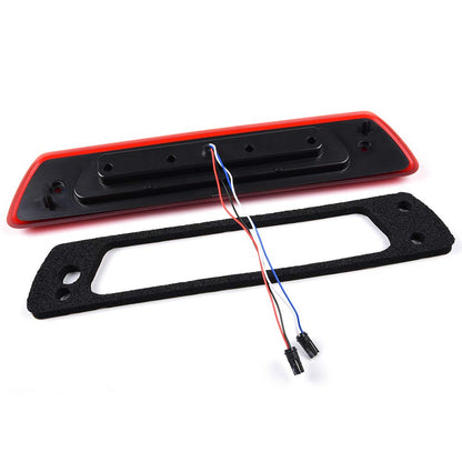 G-PLUS LED Third Brake Light Compatible With 2009-2014 Ford F150 High Mount Rear 3rd Cargo Tail Lamp Waterproof(Red lens Chrome Housing)