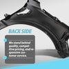 G-PLUS Front Left Driver Side Fender Compatible with Ford F150 2021-2023 FO1240337, ML3Z16006A-PFM Black