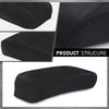 G-PLUS Center Console Cover Compatible with Ford Explorer 2011-2018 Armrest Cover Console Lid Protector Cushion Pad, Black Microfiber Leather Skin