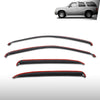 G-PLUS in-Channel Auto Vent Window Visors 4pcs Compatible with Chevy Tahoe/GMC Yukon 2000-2006 Smoky