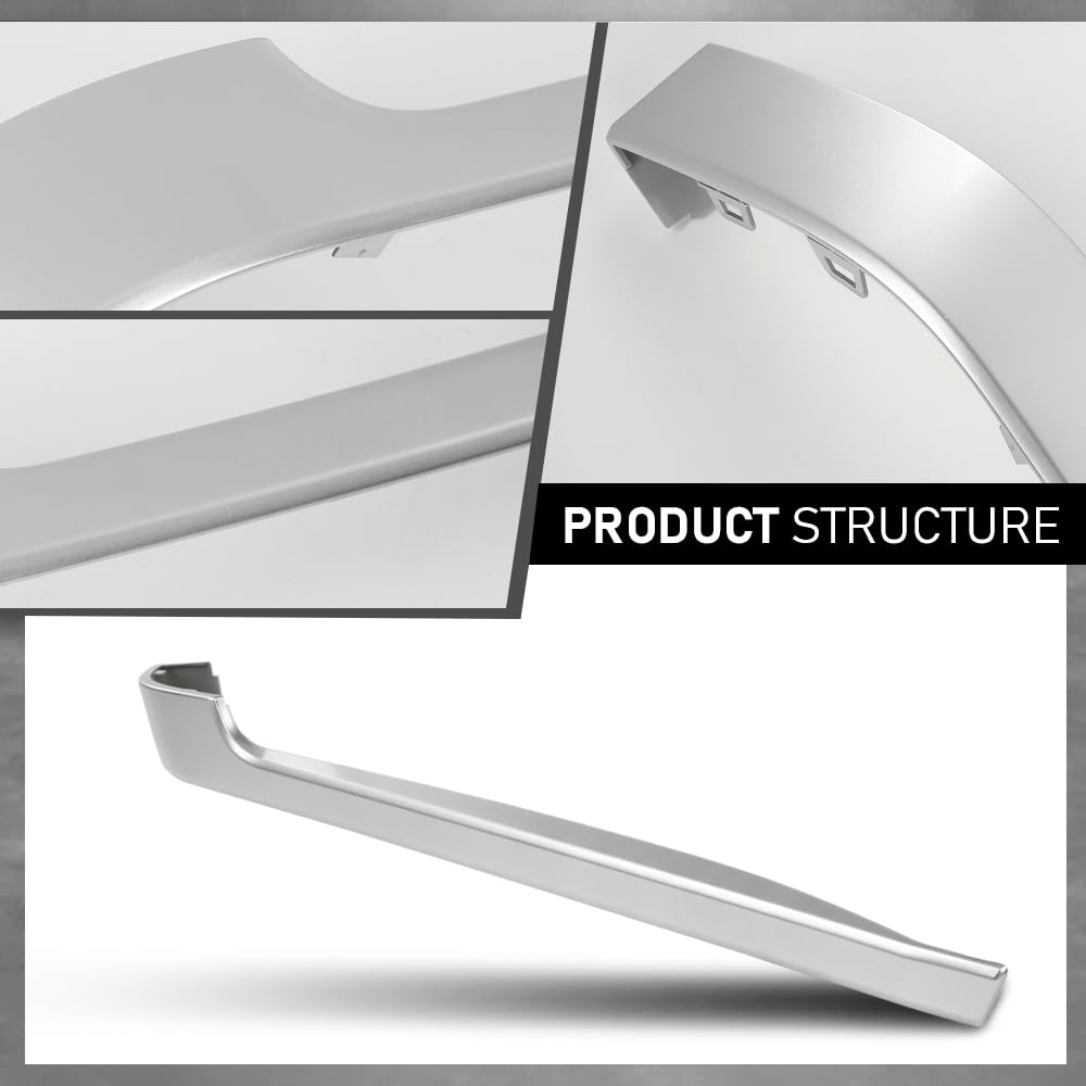 G-PLUS Right Rear Bumper Side Cladding Silver Trim Compatible with Range Rover 2013-2022