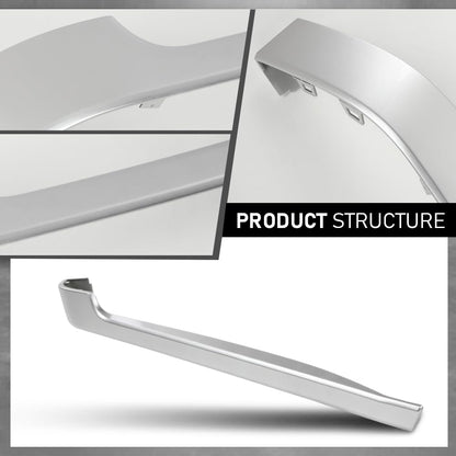 G-PLUS Right Rear Bumper Side Cladding Silver Trim Compatible with Range Rover 2013-2022