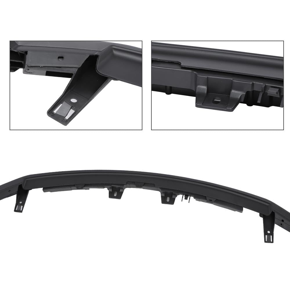 G-PLUS Front Upper Bumper Cover Compatible with Ford F150 XL Pickup 2009 2010 2011 2012 2013 2014, Textured Black, FO1000643, 11735587
