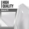 G-PLUS Headlight Lens Cover Compatible with Benz ML-Class W164 ML350 2009-2011 Left & Right Front Headlamp Lens Cover Clear