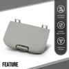G-PLUS Overhead Console Sunglass Holder Compatible with Ford F250 F350 F450 F550 Super Duty 2002-2007 2C3Z7811586BAB, 2C3Z-7811586-BAB Gray