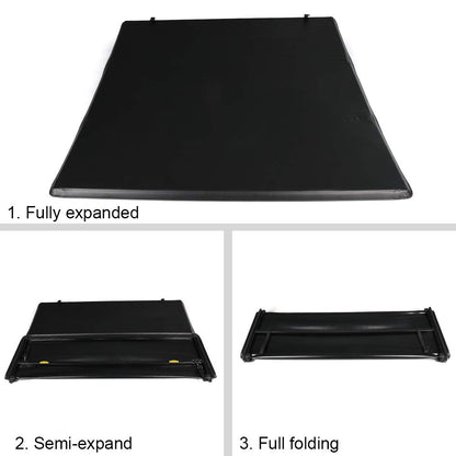 T3 Tri-Fold Truck Tonneau Cover Replacement for Nissan Frontier 2005-2021 / Suzuki Equator 2009-2014 | Fleetside 5' Bed | for Models with or Without The Utili-Track System