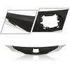 G-PLUS Front Bumper Upper Hood Grill Compatible with Toyota Sienna 2021-2022 Gloss Black/Silver