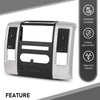 G-PLUS Radio Climate Control Bezel Trim Center Vent Compatible with Dodge Ram 2009 2010 2011 2012 Silver