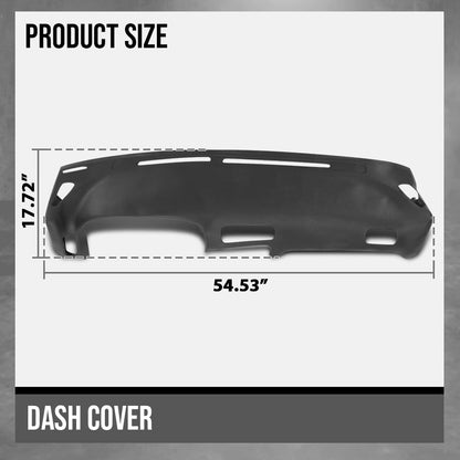 G-PLUS TPE Dash Cover Dashboard Panel Compatible with Nissan 240SX 1989 1990 1991 1992 1993 1994 Without Heads Up Display Black