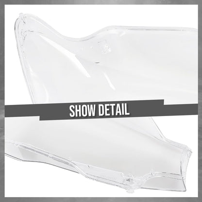 G-PLUS Headlight Lens Cover Compatible with BMW X3 F25 2014-2017 Left Side Front Headlamp Lens Cover Clear