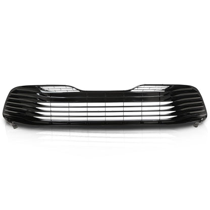 G-PLUS Front Bumper Lower Grille Grill w/o Radar Holes Compatible with Toyota Camry LE XLE 2018 2019 2020/Not Fit SE XSE models 5310206100 TO1036183