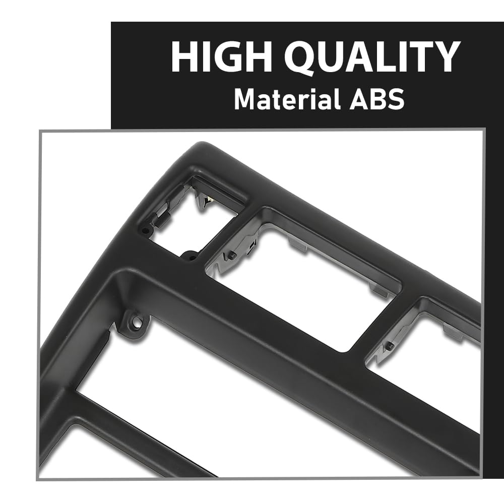 G-PLUS Center Dash Climate Control Radio Bezel Trim Compatible with Toyota Tacoma 1998-2004 Black Dashboard Panel