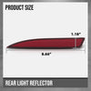 G-PLUS Rear Light Reflector Compatible with VW Scirocco 2009-2017 1K8945105B Red