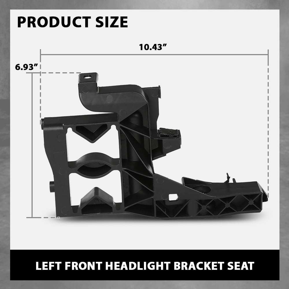 G-PLUS Front Left Headlight Bracket, Compatible with Audi A7 RS7 Sportback/RS7 Sportback 4G 2011-2018, Headlamp Support Driver Side, 4G8805607 4G8 805 607