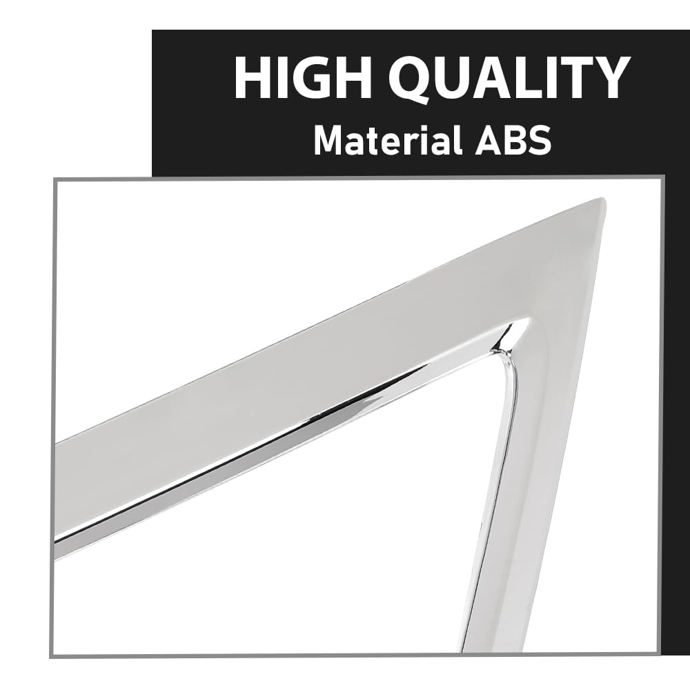 G-PLUS Upper & Lower Chrome Grille Molding Trim Compatible with LX RX350 RX450h 2016-2019/RX350L RX450hl 2018-2019 LX1210114, LX1202110, 531210E120, 531220E060 Silver