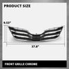 G-PLUS Front Grille Chrome Shell, Compatible with Toyota Camry XLE 2010-2011, 5310106190C0, TO1200325