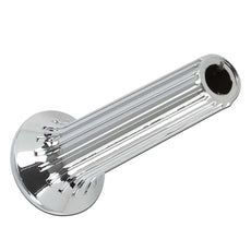 G-PLUS Door Lock Knobs Pair for GM Vehicles 1968-1970 Chrome Ribbed Style Additional Angle