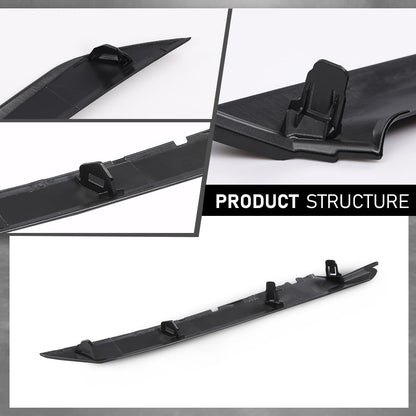 G-PLUS Front Left Headlight Trim Molding Compatible with Toyota Camry SE XSE 2018-2024 Black 5271306100, 5271333030