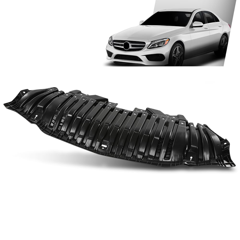 G-PLUS Front Engine Splash Shields Compatible with Benz C300 2016-2021 2055200000-PFM MB1228184