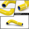 G-PLUS Silicone Radiator Hose Kit Compatible with Yamaha Banshee 350 YFZ350 1987-2006 Yellow