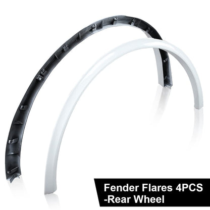 G-PLUS Fender Flare Wheel Arch Molding 4pcs Compatible with Tesla Model Y 2020 2021 2022 2023 2024 Wheel Protector Vent Trim Paint Style