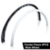 G-PLUS Fender Flare Compatible with Tesla Model Y 2020 2021 2022 2023 2024 Wheel Opening Molding Arch Trim 4PCS Glossy White