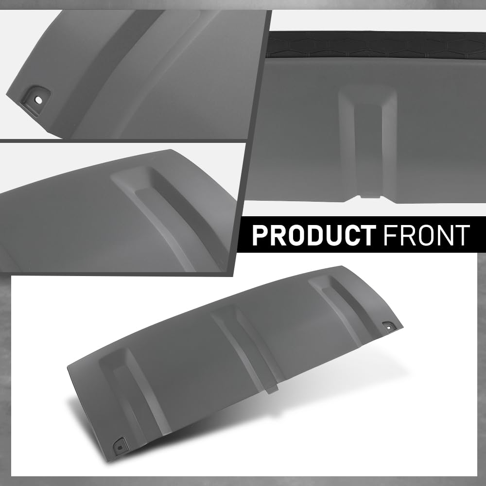 G-PLUS Front Bumper Lower Trim Lip Compatible with Discovery Sport L550 2.0L 2015-2019 (w/o Dynamic Package) Gray