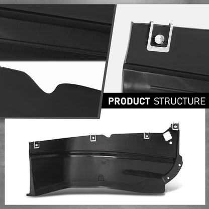 G-PLUS Fender Liner Front Passenger Right Side Compatible with Audi Q3 & Q3 Quattro 2015-2018 8U0853888D, AU1249139 Black