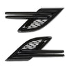 G-PLUS Fender Vent Grille Trim Louver Compatible with Land Rover Range Rover Sport 2014-2017 Without SVR Black
